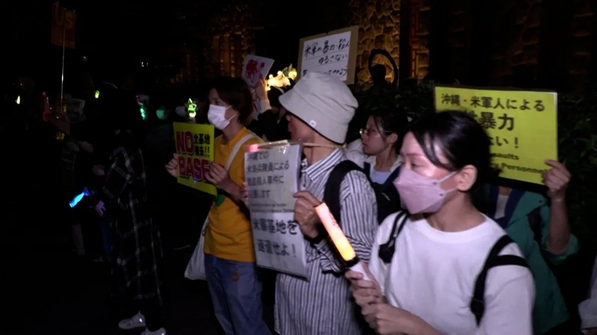 Tokyo protest follows Okinawa killing case