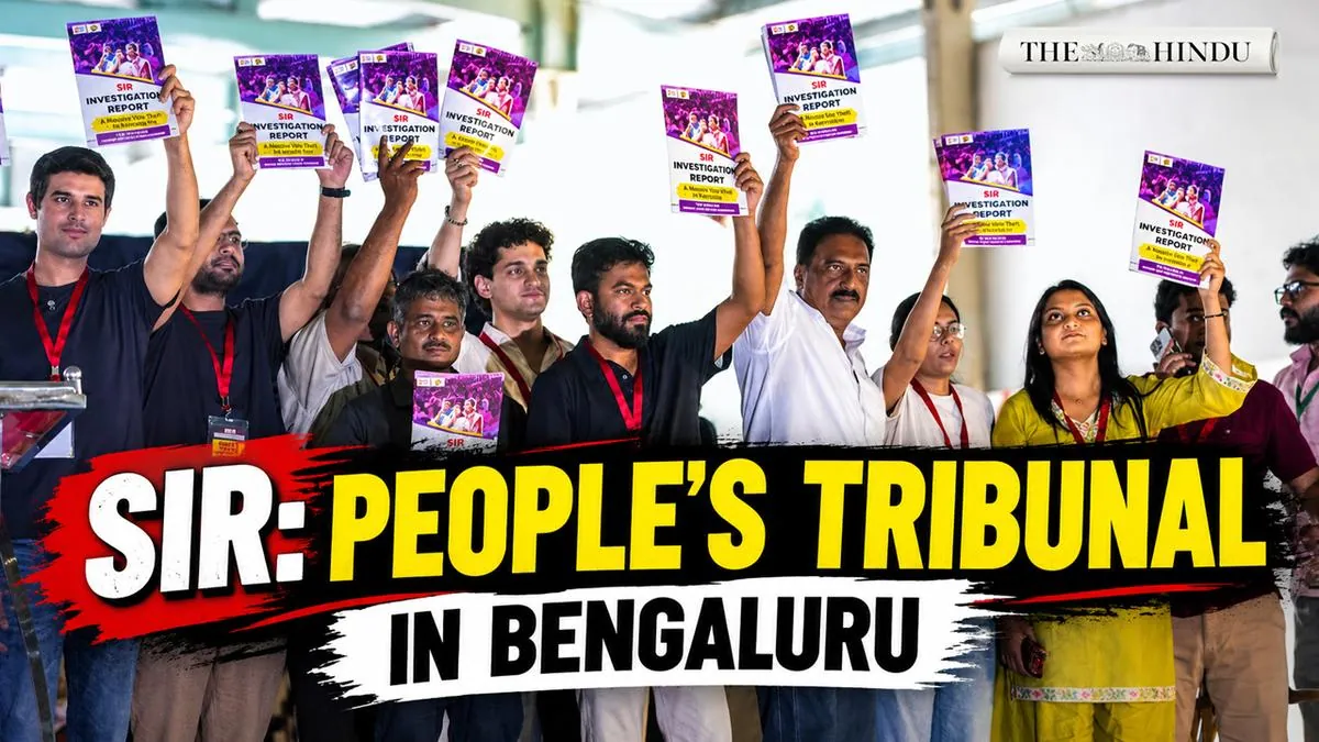 Bengaluru public tribunal challenges voter-roll revision