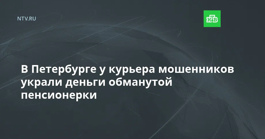 В Петербурге ограбили женщину-курьера, забравшую у пенсионерки более 3 млн рублей