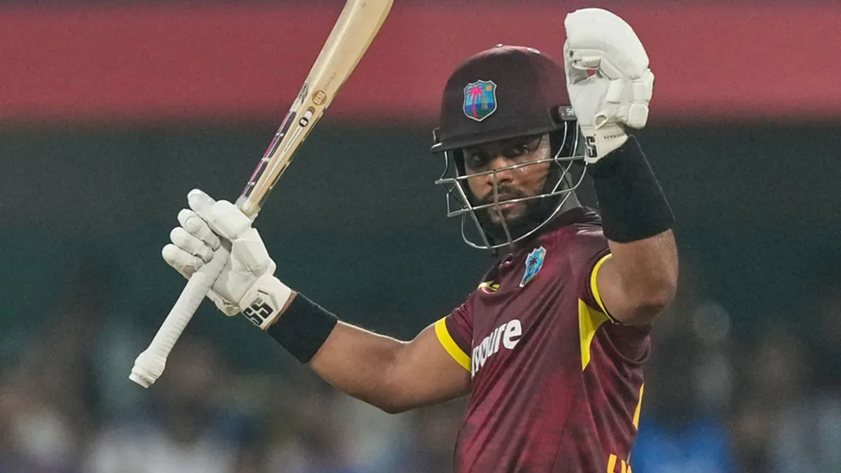 Shai Hope century carries West Indies to record chase against India