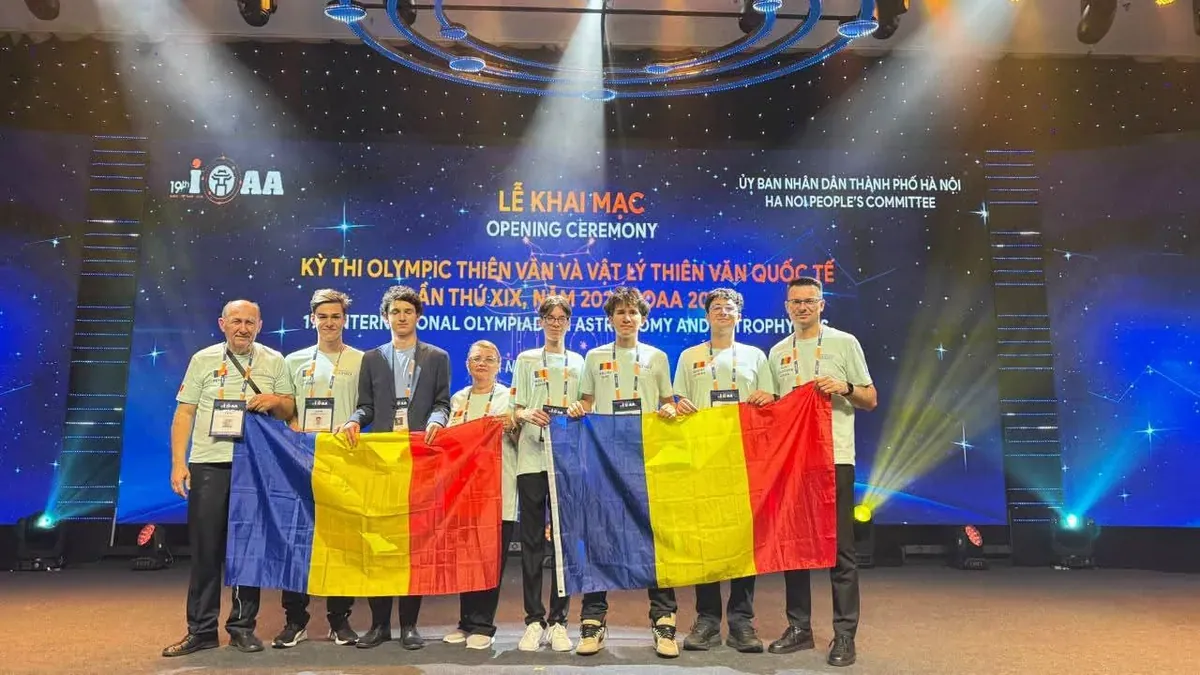 Romanian students win three gold and two silver medals at astronomy olympiad