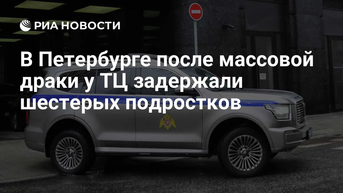 После драки у торгового центра в Петербурге задержали подростков