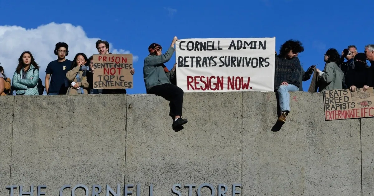 Cornell students protest university’s handling of alleged 2024 sexual assault