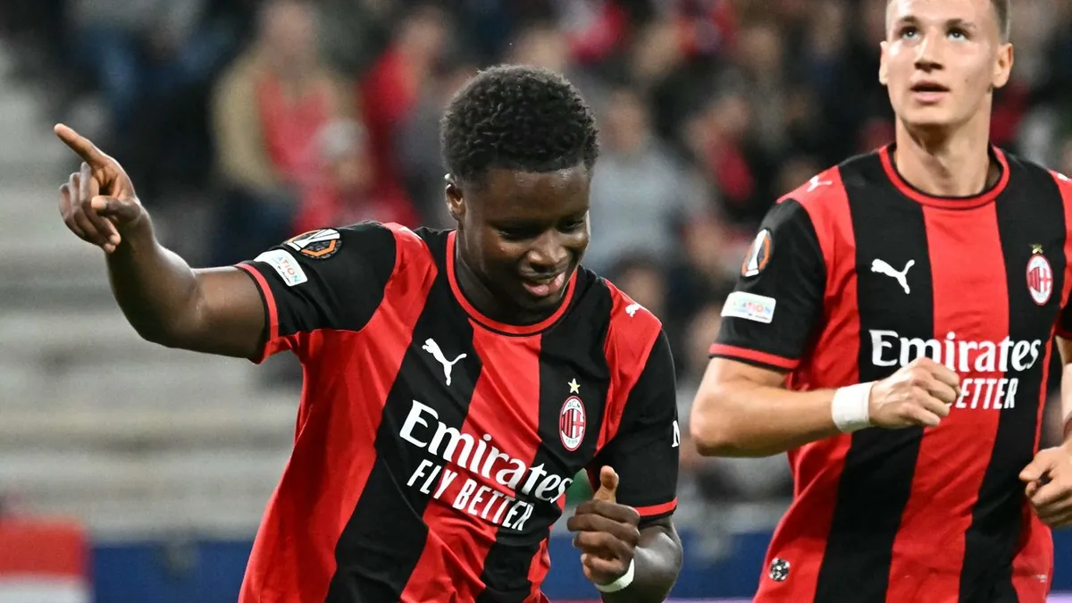 Cisse hat-trick leads Milan to victory over Salzburg
