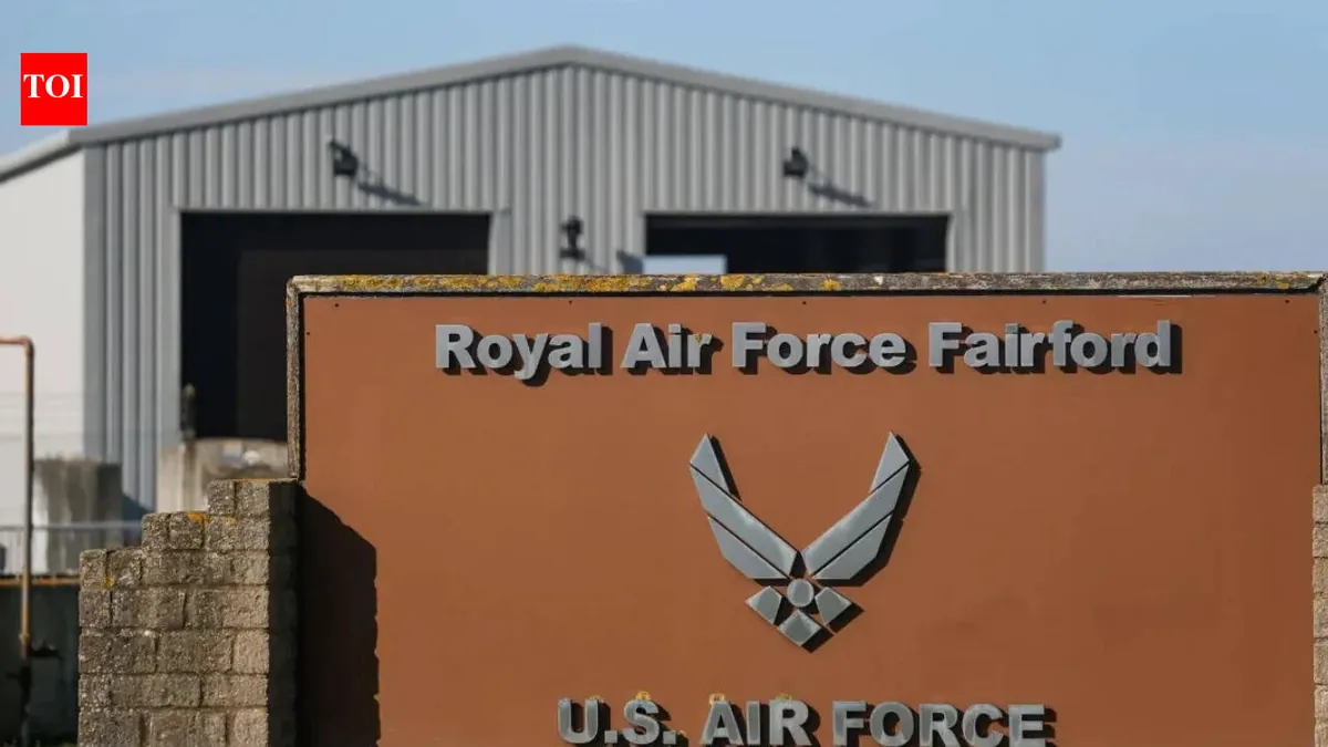 UK police arrest seventh suspect in RAF Fairford investigation