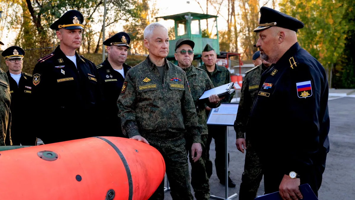 Belousov inspects Russian test base in Kyrgyzstan