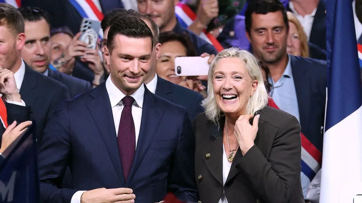 Le Pen’s party planned budget presentation amid allegations involving Bardella