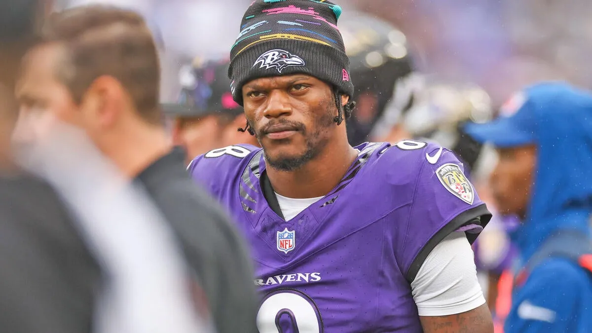 Lamar Jackson has ankle sprain, may miss Ravens’ game against Atlanta