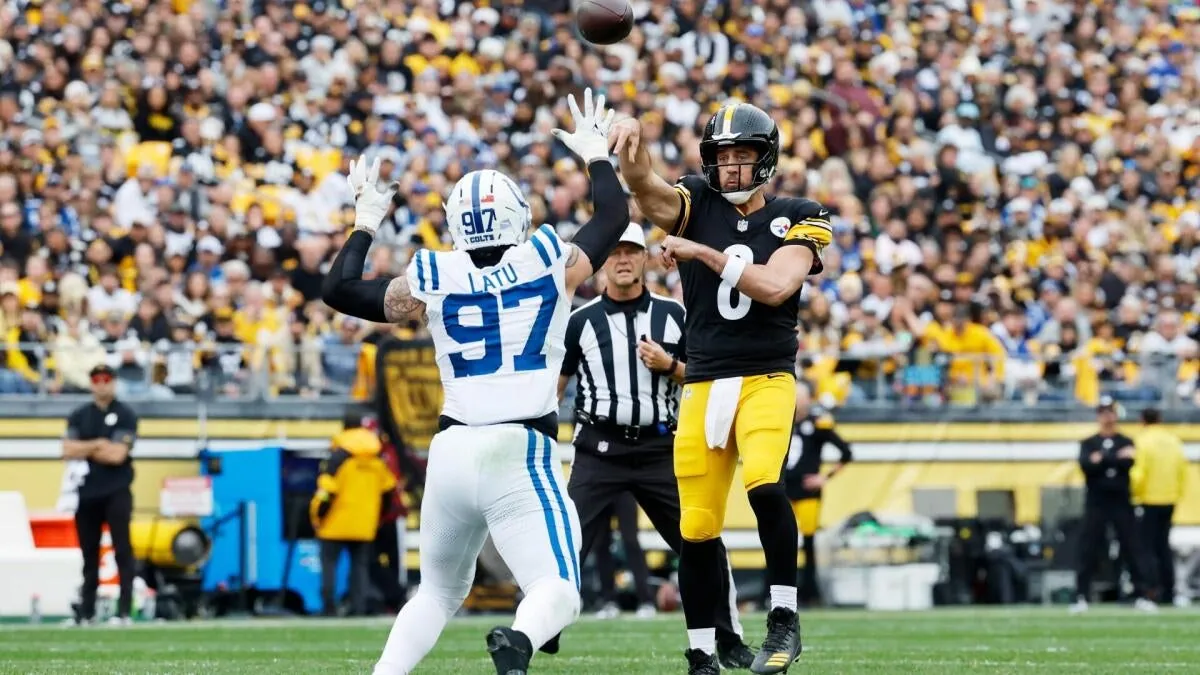 Матч NFL в Питтсбурге: Steelers примут Colts без Michael Pittman Jr.