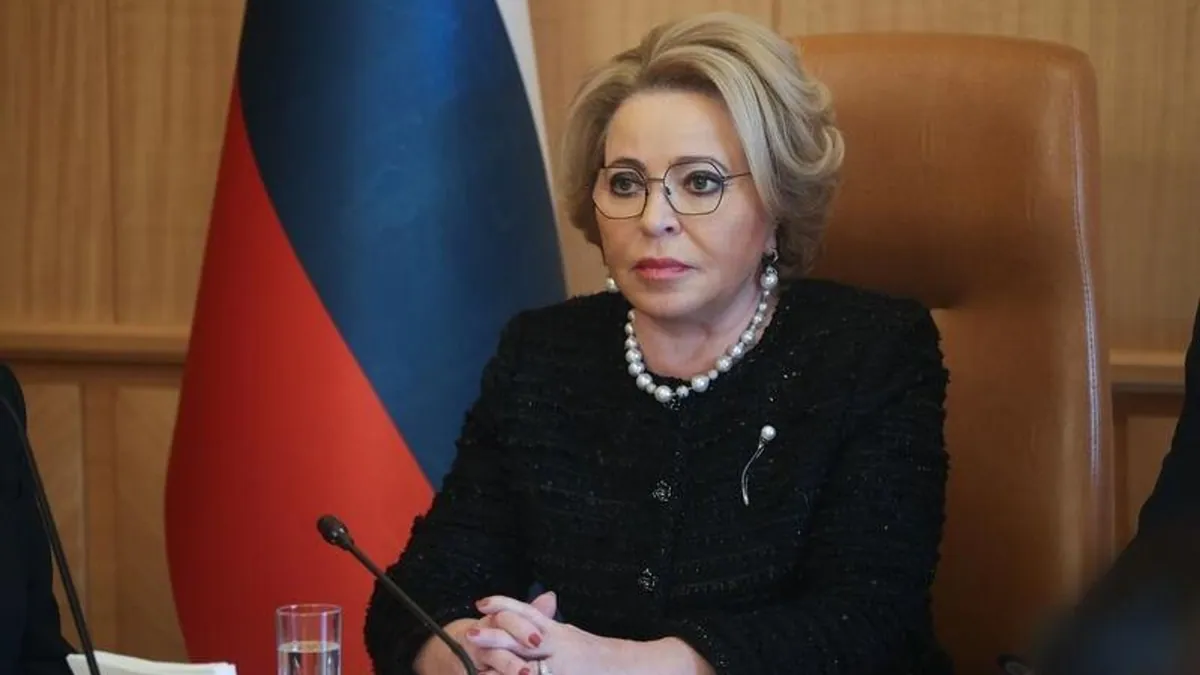 Matviyenko calls for review of university degree subjects