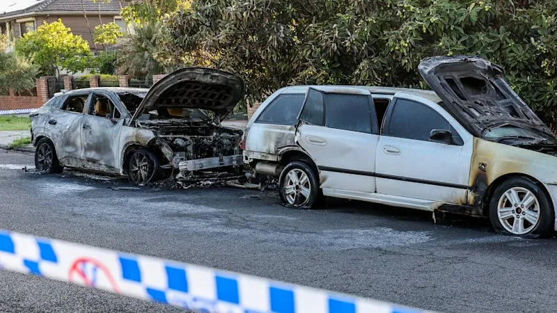 Six cars torched in Melbourne suburbs during fourth consecutive night of arson