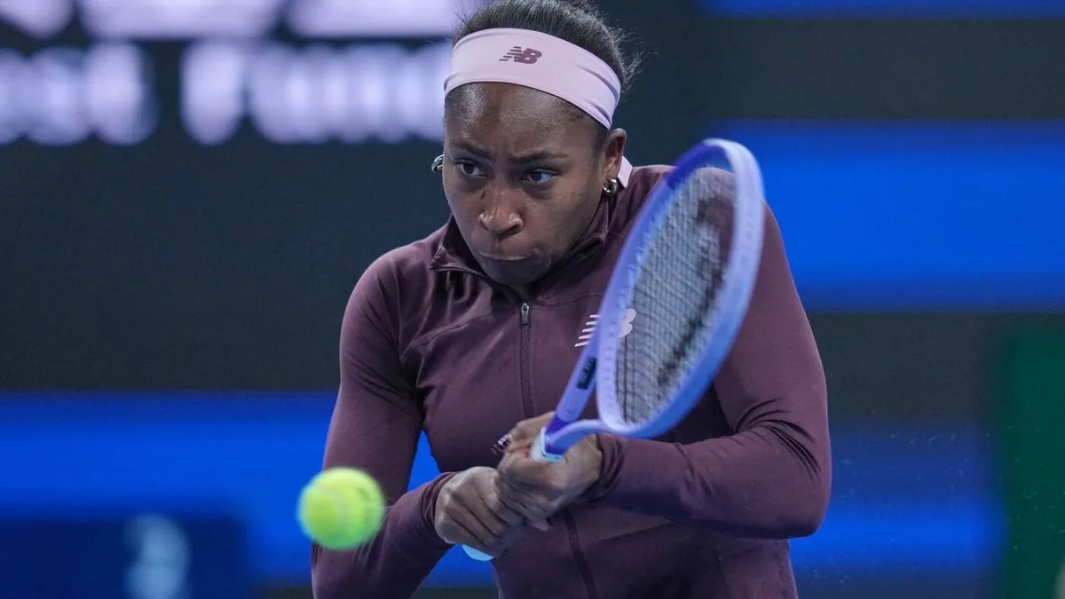 Gauff reports racist abuse after video-review dispute in Beijing
