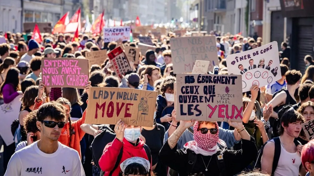 French high-school protests draw sharply different turnout estimates