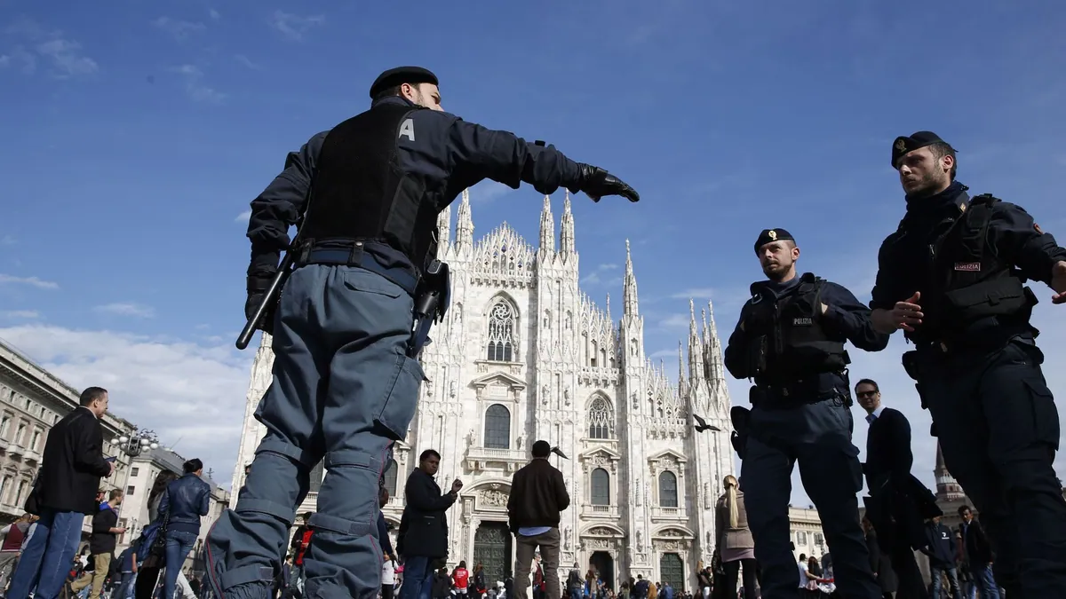 About 50 taken to police headquarters after Milan protest clashes
