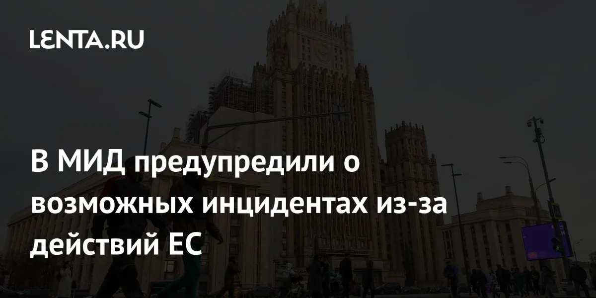 В МИД России заявили о риске инцидентов из-за военного усиления ЕС у границ