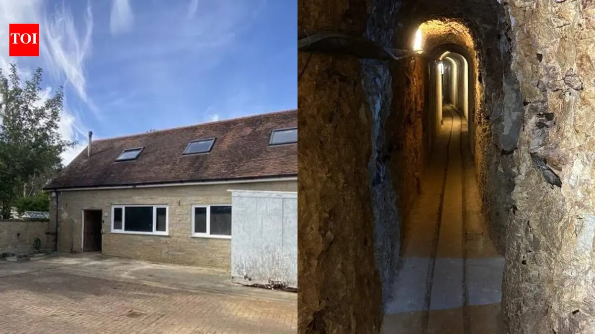 Four-level tunnel complex beneath Berkshire property heads to auction