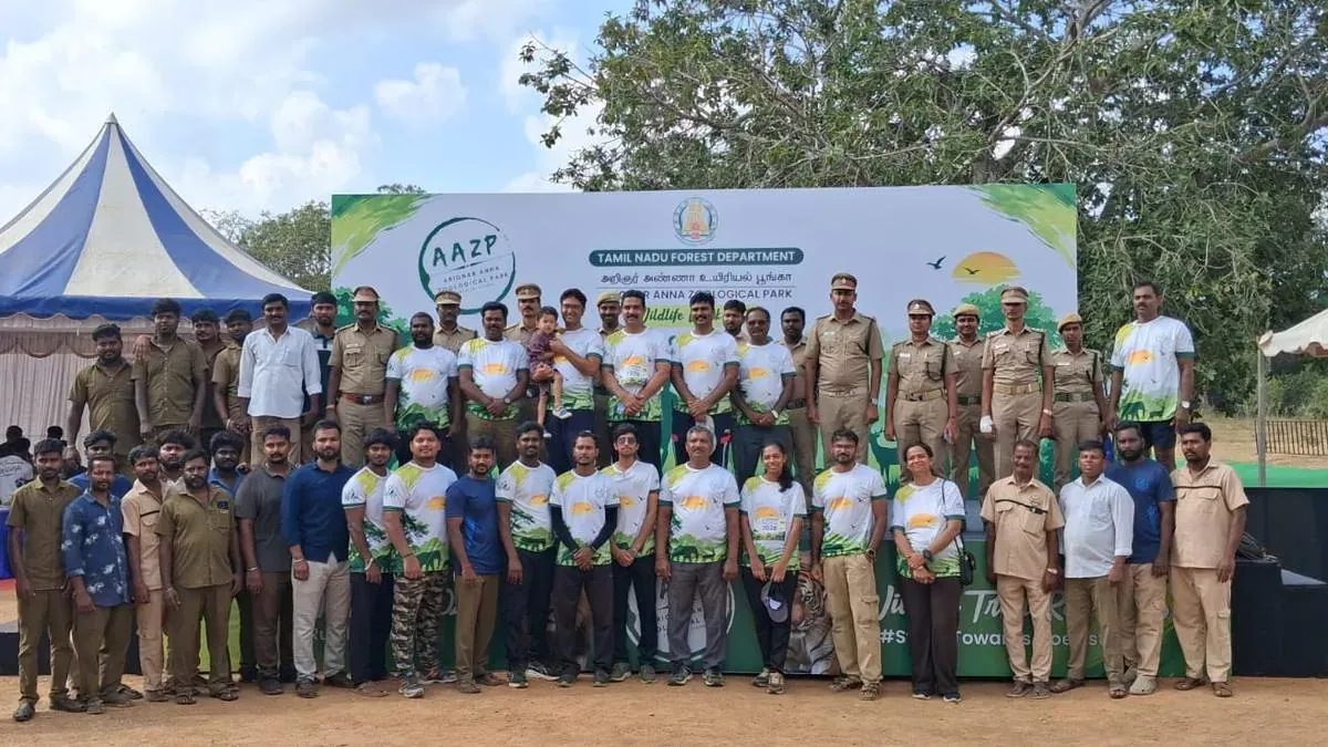 About 1,200 take part in wildlife conservation run at Vandalur